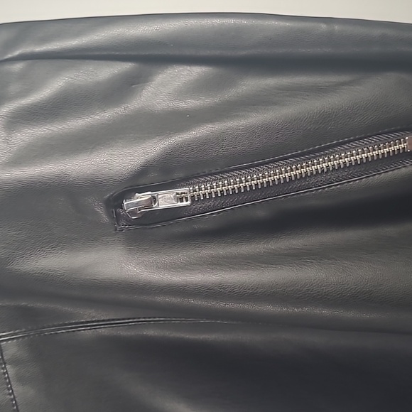 Ashley Stewart's Women's Faux Leather Pants - Picture 4 of 9